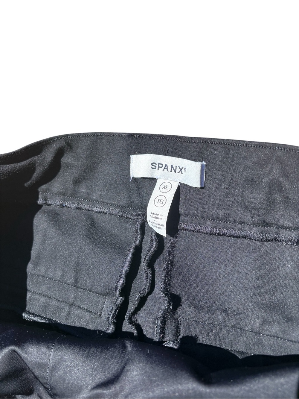 SPANX Ponte Slim Straight Black Pant - Picture 6 of 6